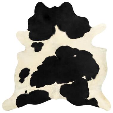 vidaXL Tapis en peau de vache véritable Noir et blanc 150 x 170 cm product