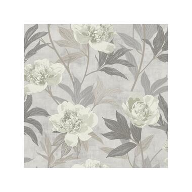 Dutch Wallcoverings - Solitär peony light grey - 0,53x10,05m product