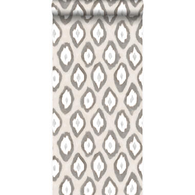 Origin papier peint - imitation d'ikat - beige - 53 cm x 10,05 m product