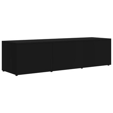 vidaXL Tv-meubel 120x34x30 cm bewerkt hout zwart product