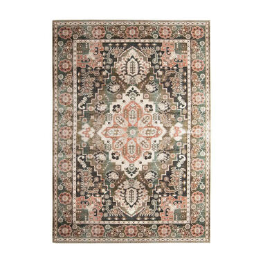 Tier Interior05 vintage Rug Laham Rose/Beige/Vert - 240 x 170 cm product