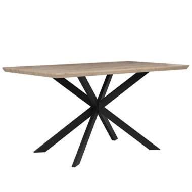 Table 140 x 80 cm bois clair et noir SPECTRA product