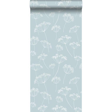 ESTAhome papier peint - ombelles - bleu clair et blanc product