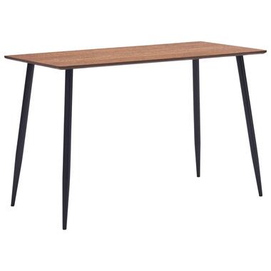 vidaXL Eettafel 120x60x75 cm MDF bruin product