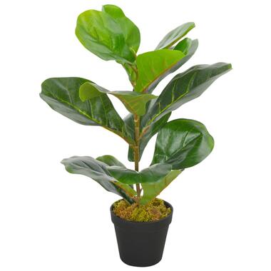 vidaXL Plante artificielle avec pot Feuilles de figuier Vert 45 cm product