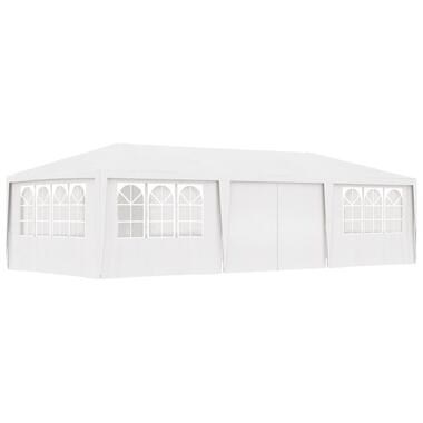 VIDAXL Tente de réception avec parois latérales 4x9 m Blanc 90 g/m² product
