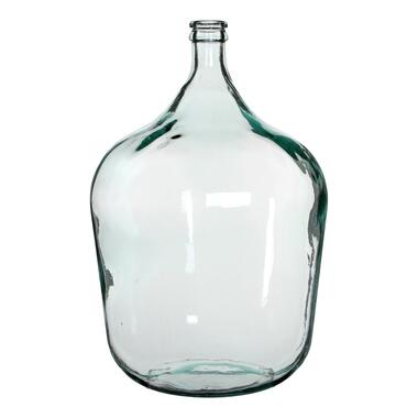 Mica Decorations Diego Fles Vaas - H56 x Ø40 cm - Gerecycled Glas - Transparant product