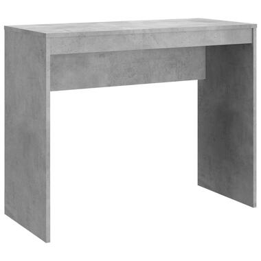 vidaXL Bureau 90x40x72 cm bewerkt hout betongrijs product