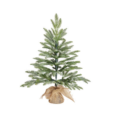 Black Box Trees Brewer Kunstkerstboom in Jute - H60 x Ø48 cm - Frosted Green product
