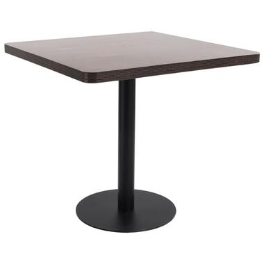 vidaXL Table de bistro Marron foncé 80x80 cm MDF product