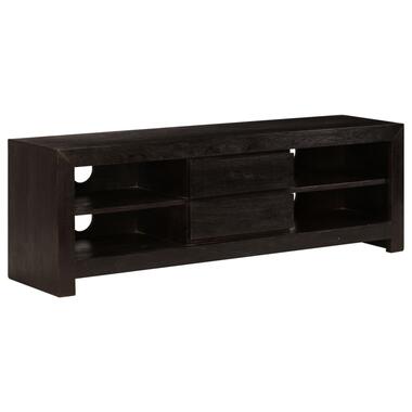 vidaXL Tv-meubel 120x30x40 cm massief acaciahout donkerbruin product