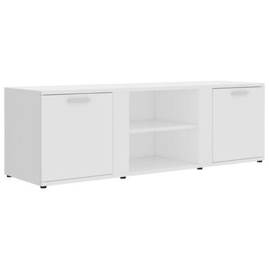 vidaXL Meuble TV Blanc 120x34x37 cm Bois d'ingénierie product