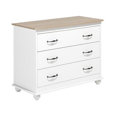 Commode blanche 3 tiroirs EVERETT product