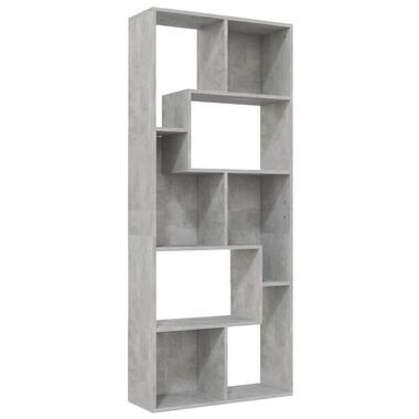 vidaXL Boekenkast 67x24x161 cm bewerkt hout betongrijs product