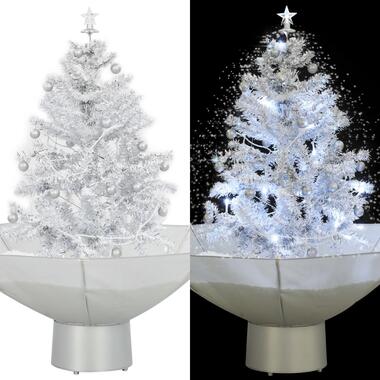 vidaXL Kerstboom sneeuwend met paraplubasis 75 cm wit product