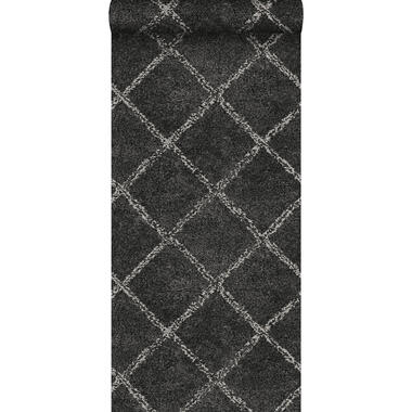 ESTAhome papier peint - tapis oriental berber - noir et blanc product