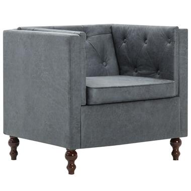 vidaXL Fauteuil gris tissu product