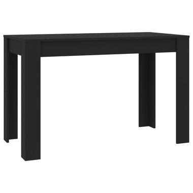 vidaXL Table de salle à manger Noir 120 x 60 x 76 cm Bois d'ingénierie product