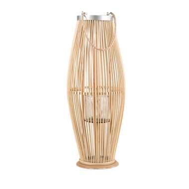Beliani Lanterne TAHITI - Bois clair bambou product