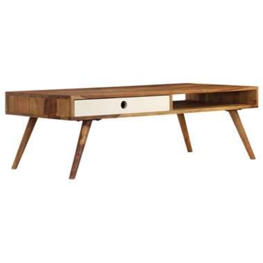 vidaXL Table basse 110 x 50 x 35 cm Bois de Sesham massif product