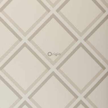 Origin behang - geometrische vormen - beige - 52 cm x 10,05 m product