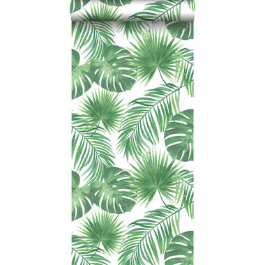 ESTAhome behang - tropische bladeren - groen - 0.53 x 10.05 m product