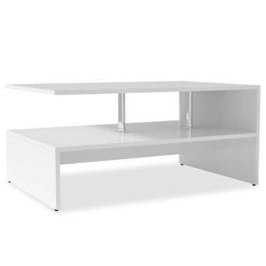 vidaXL Salontafel 90x59x42 cm bewerkt hout wit product