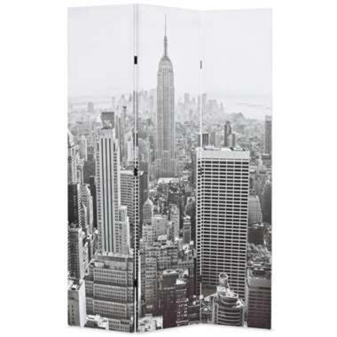 vidaXL Kamerscherm New York bij daglicht 120x170 cm zwart en wit product