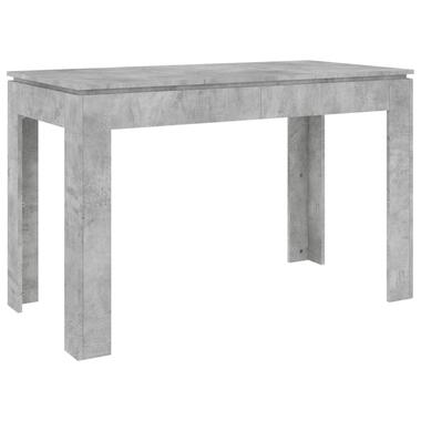 VIDAXL Eettafel 120x60x76 cm spaanplaat betongrijs product