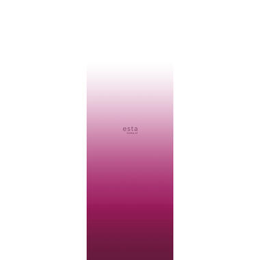 ESTAhome fotobehang - kamerhoog kleurverloop - roze, wit - 0.93 x 2m product