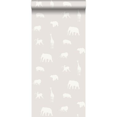 Origin papier peint - animaux - gris chaud grisé brillant product