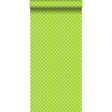 ESTAhome papier peint - à motif de petits points - vert citron product