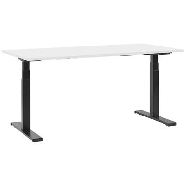 Beliani Table à hauteur ajustable DESTIN - Blanc panneau de particules product