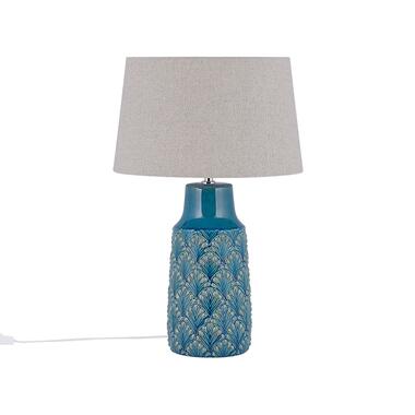 THAYA - Tafellamp - Blauw - Keramiek product
