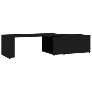 vidaXL Table basse Noir 150x50x35 cm Bois d'ingénierie product