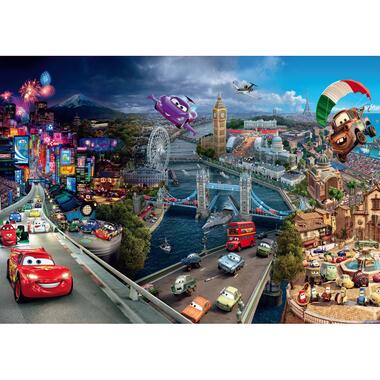 Disney photo mural - Cars - bleu, rouge et beige -360 x 254 cm product