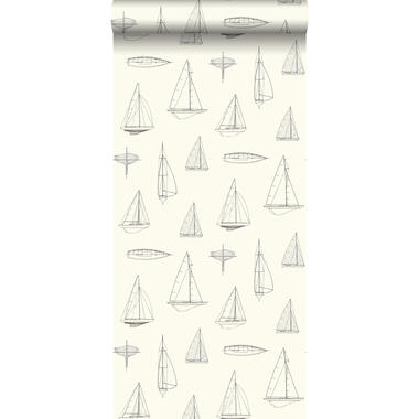 ESTAhome papier peint - bateaux - beige - 53 cm x 10,05 m product