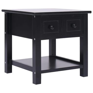 vidaXL Table d'appoint Noir 40x40x40 cm Bois de Paulownia product