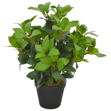 vidaXL Kunstplant met pot laurierboom 40 cm groen product