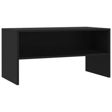 vidaXL Tv-meubel 80x40x40 cm bewerkt hout zwart product