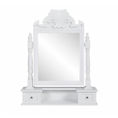 VIDAXL Coiffeuse avec miroir pivotant rectangulaire MDF product