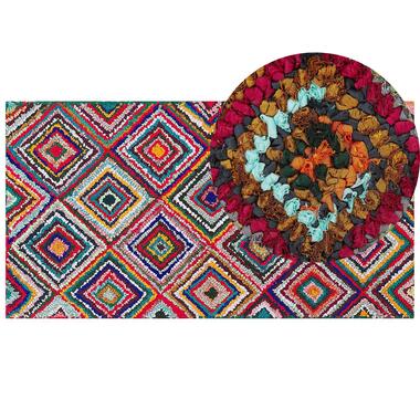Beliani Tapis long KAISERI - Multicolore coton 150x80 cm product