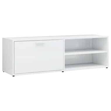 VIDAXL Tv-meubel 120x34x37 cm spaanplaat hoogglans wit product