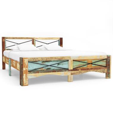 vidaXL Cadre de lit sans matelas Bois de récupération massif 180x200cm product