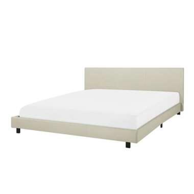 ALBI - Tweepersoonsbed - Beige - 180 x 200 cm - Polyester product
