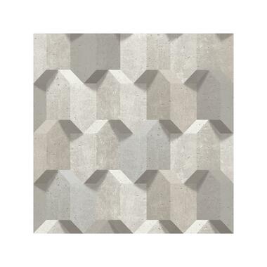 Dutch Wallcoverings - Reflets 3D dessin beige - 0,53x10,05m product