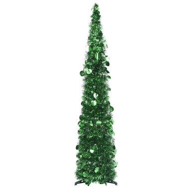 vidaXL Sapin de Noël artificiel escamotable vert 120 cm PET product