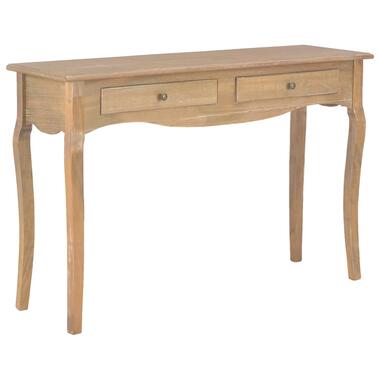 vidaXL Table console avec 2 tiroirs 120x35x76 cm Bois de pin massif product