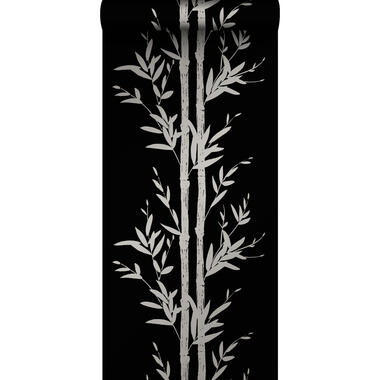 Origin papier peint - bambou - noir mat et gris - 53 cm x 10,05 m product