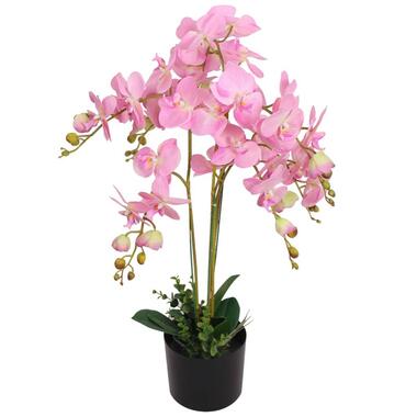vidaXL Plante artificielle avec pot Orchidée 75 cm Rose product